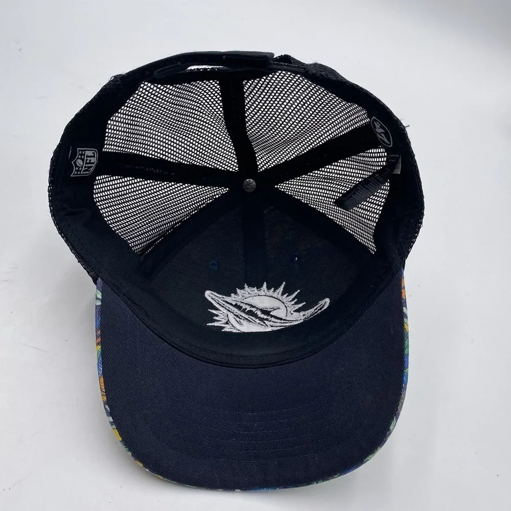 Miami‎ Dolphins Youth Hat Hawiian 47 Brand SnapBack Trucker Cleaned Floral